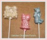 214sp Precious Seconds Kids Chocolate or Hard Candy Lollipop Mold